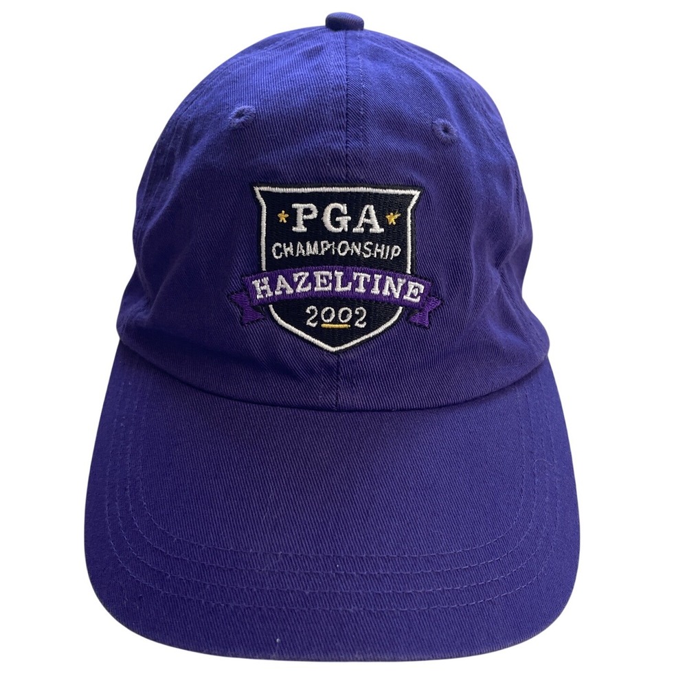 Nice Mens Ahead  2002 PGA Championship Hazeltine Baseball Hat OSFA‎ Purple